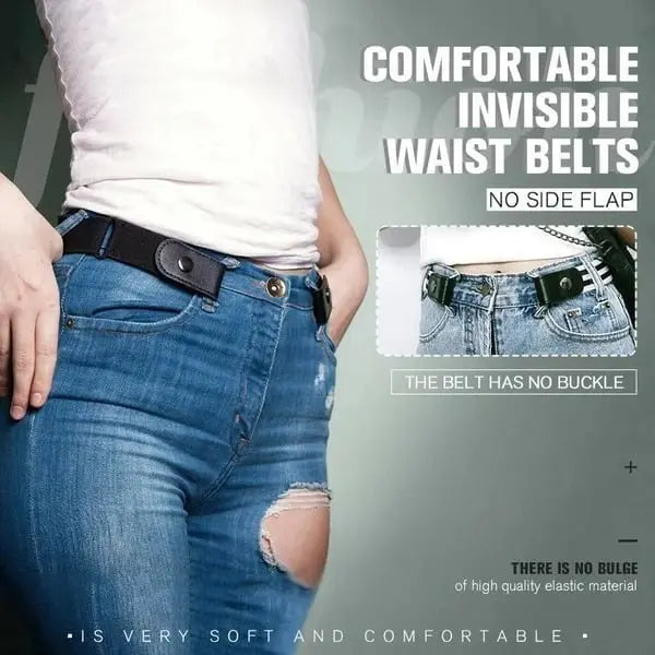 Stornfield | Invisible elastic waistband belts without buckle – The perfect belt for women's jeans!