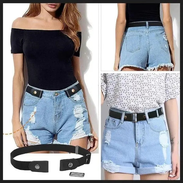 Stornfield | Invisible elastic waistband belts without buckle – The perfect belt for women's jeans!