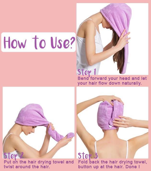 Magic Instant Dry Hair Towel | Stornfield