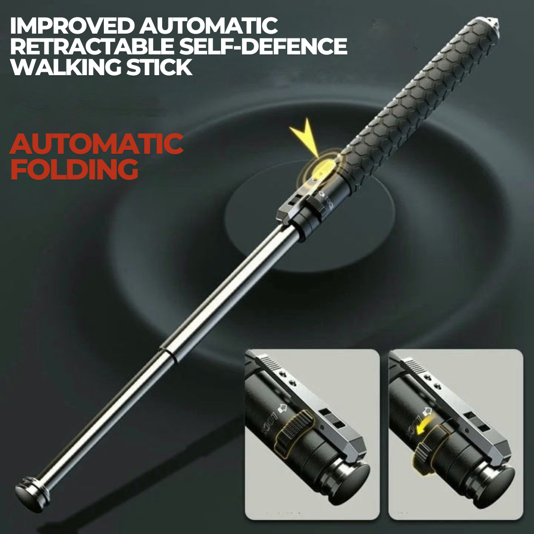 Stornfield | Automatic Hiking Walking Stick Safety Trekking Pole with LED Light