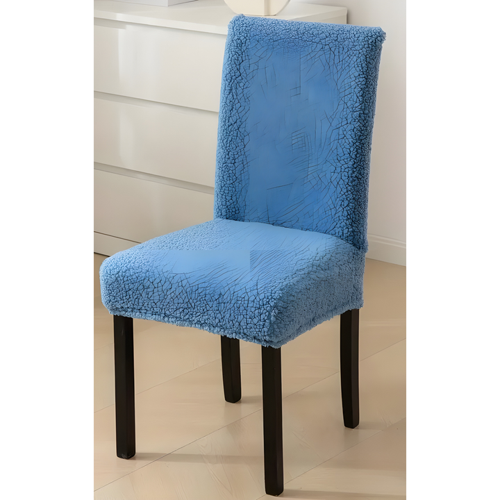 SherpaFit Chair Cover - Cozy Elastic Sherpa Dining Chair Cover | Stornfield