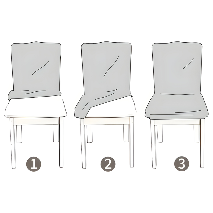 SherpaFit Chair Cover - Cozy Elastic Sherpa Dining Chair Cover | Stornfield