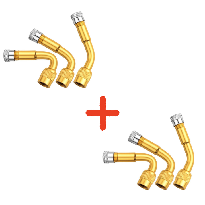 Tire Valve Extension Flexible 3-Way Set | Stornfield