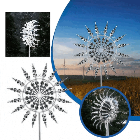 MagicWind kinetic windmill made of metal | Stornfield