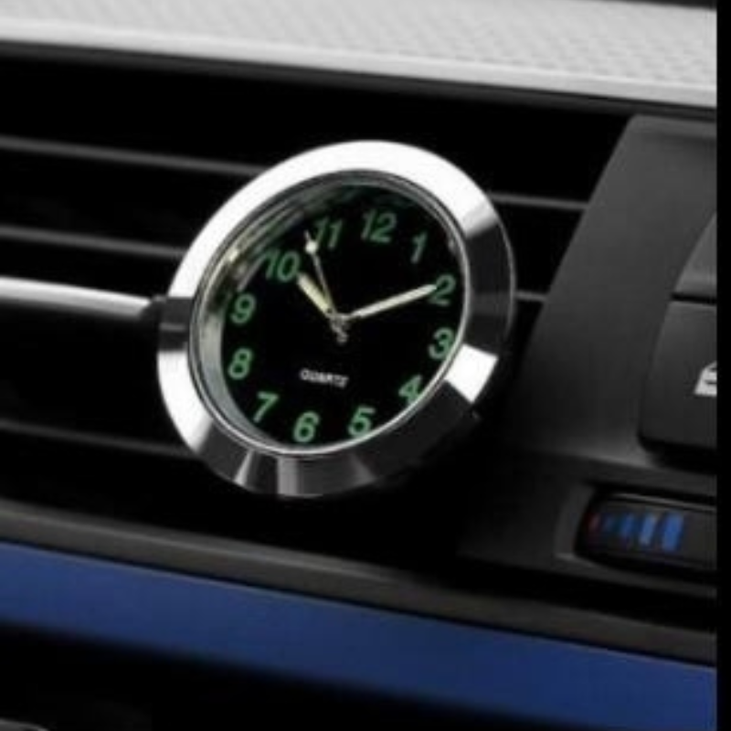 AutoTime Mini Analog Watch – Stylish Adhesive Design for Stornfield Car Interior