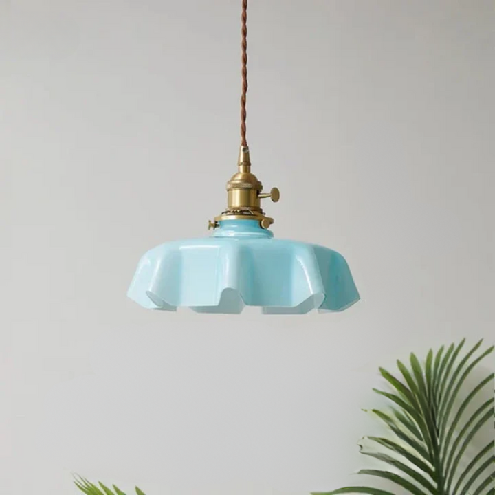 Brass pendant light in French design – Elegant ceiling lamp for living room | Stornfield