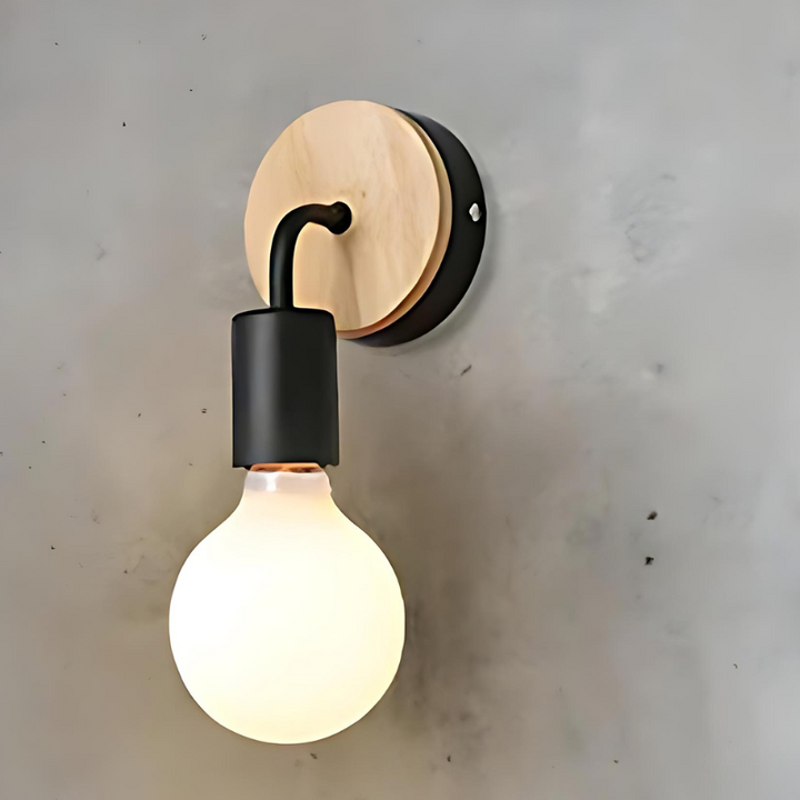 Nordic wall lamp with light bulb - Timeless lighting | Stornfield