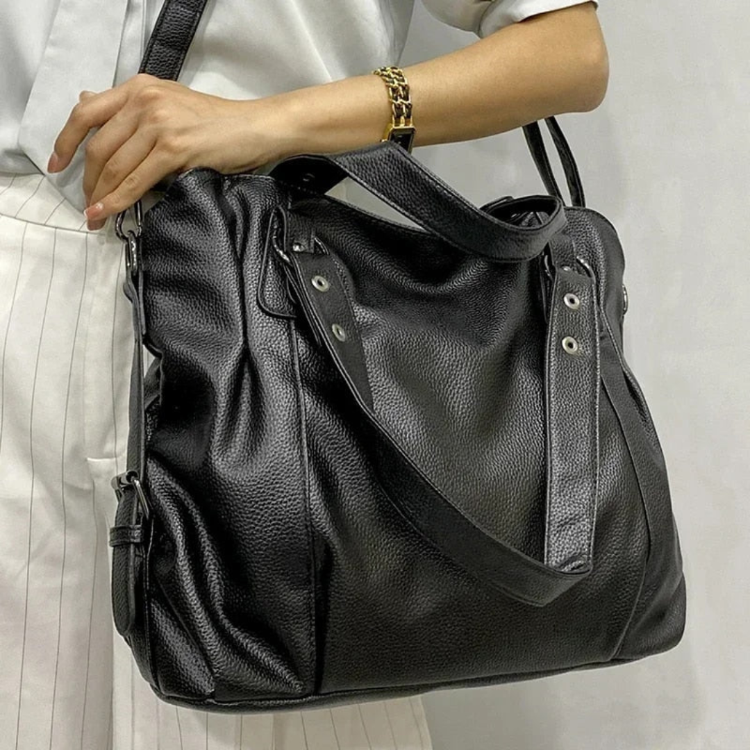 Luxury Leather Women's Shoulder Bag - EliteCarry | Stornfield