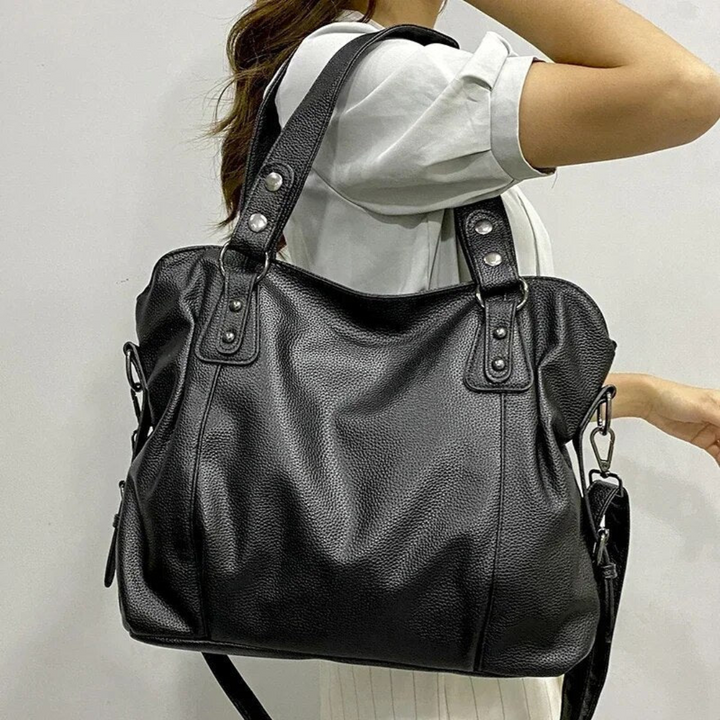 Luxury Leather Women's Shoulder Bag - EliteCarry | Stornfield