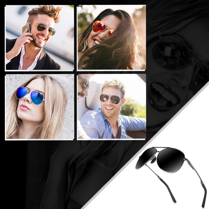 Premium Polarized Aviator Sunglasses - Joey | Stornfield