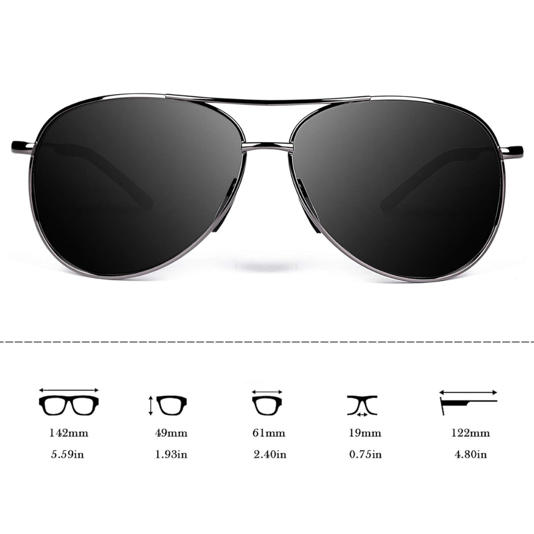 Premium Polarized Aviator Sunglasses - Joey | Stornfield