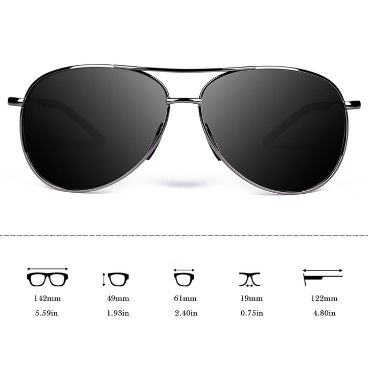 Premium Polarized Aviator Sunglasses - Joey | Stornfield