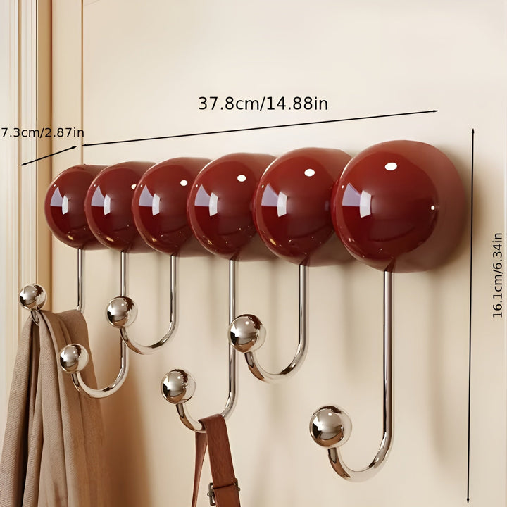 Shower hooks with suction cup – Strong hold without drilling | Perfect for bath and shower | Stornfield