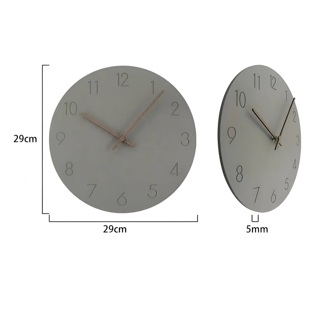 Wooden wall clock – Minimalist design for modern living | Stornfield