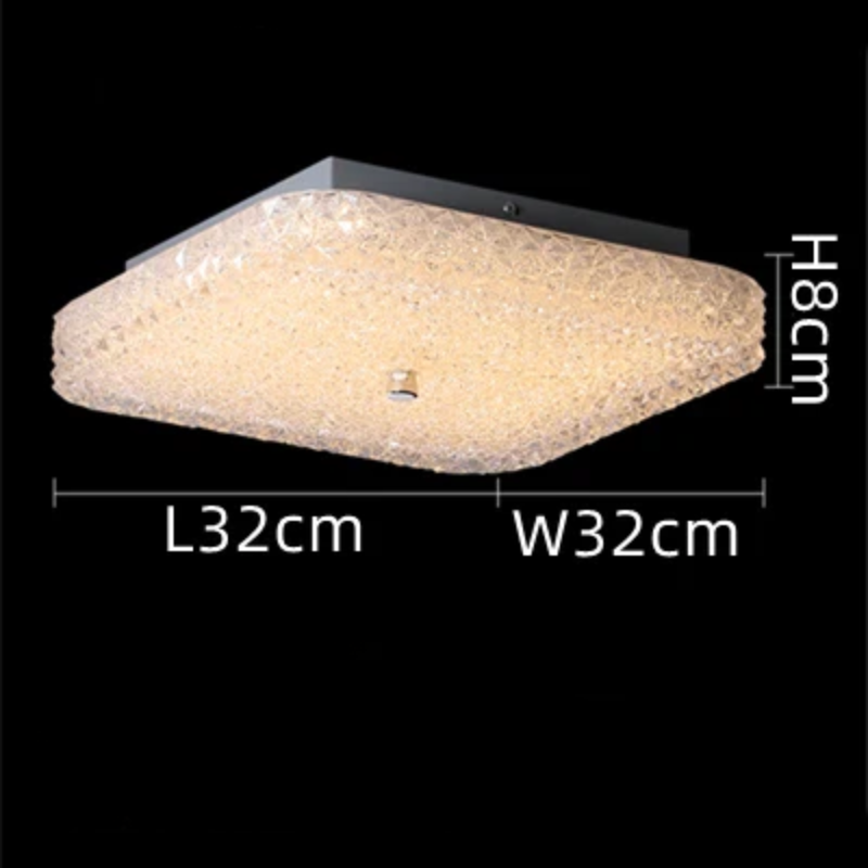 Elegant LED Chandelier – Modern Ceiling Light with Crystal for Living Room and Bedroom | Stornfield