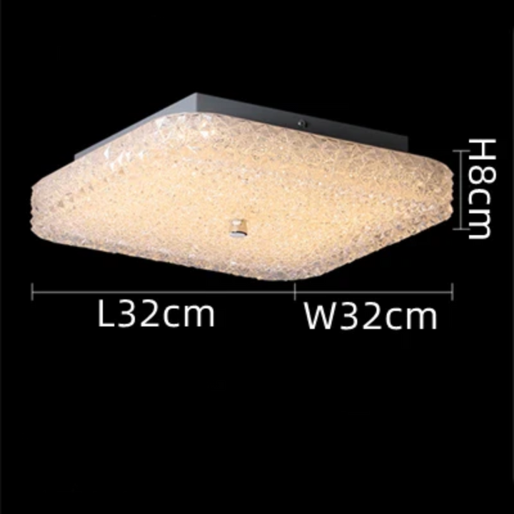 Elegant LED Chandelier – Modern Ceiling Light with Crystal for Living Room and Bedroom | Stornfield