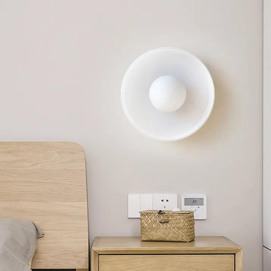 Round Ceiling Lamp with Stylish Functionality - LumiSphere | Stornfield