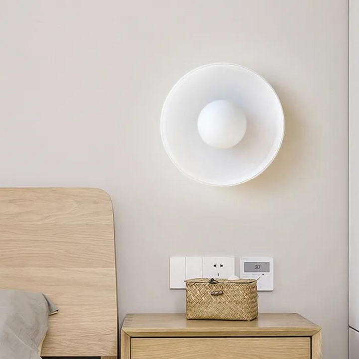 Round Ceiling Lamp with Stylish Functionality - LumiSphere | Stornfield
