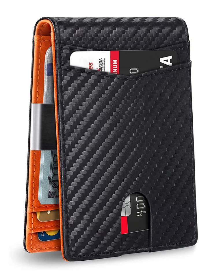 Stornfield | SafeSlim RFID Leather Men's Wallet – Compact, Thin & Safe