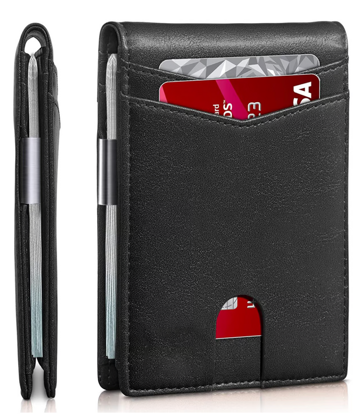 Stornfield | SafeSlim RFID Leather Men's Wallet – Compact, Thin & Safe