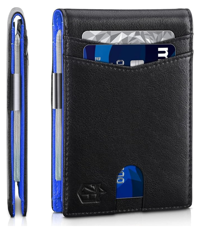 Stornfield | SafeSlim RFID Leather Men's Wallet – Compact, Thin & Safe
