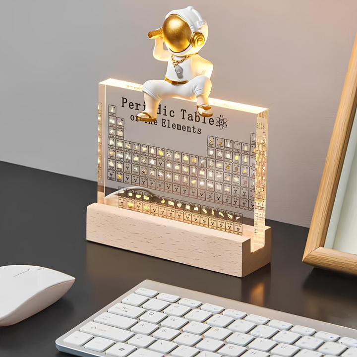 Illuminated Periodic Table with Real Elements - Elementa | Stornfield
