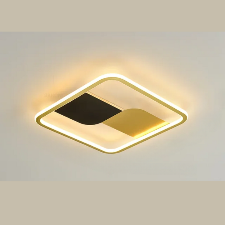 Modern LED ceiling light with round design – Dimmable for bedroom and living room | Stornfield