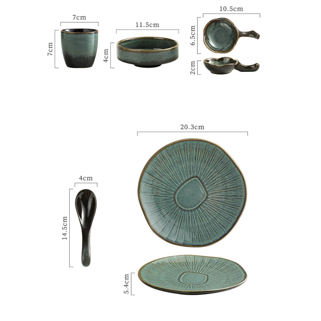 Ikari 5-Piece Dinnerware Set Stornfield
