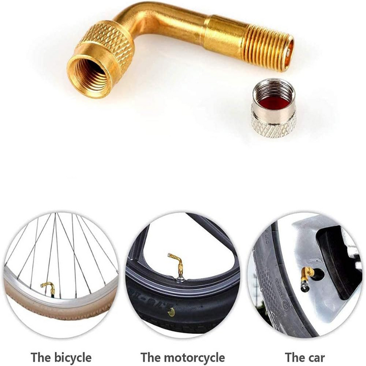 Tire Valve Extension Flexible 3-Way Set | Stornfield
