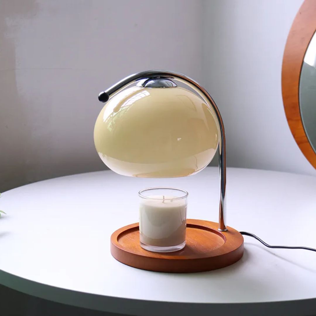 Alyssa Retro Glass Table Lamp | Stornfield