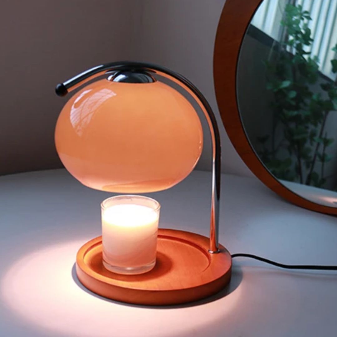 Alyssa Retro Glass Table Lamp | Stornfield