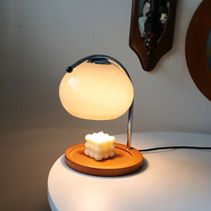 Alyssa Retro Glass Table Lamp | Stornfield