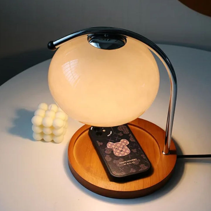 Alyssa Retro Glass Table Lamp | Stornfield