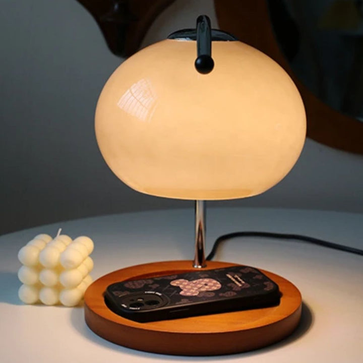 Alyssa Retro Glass Table Lamp | Stornfield
