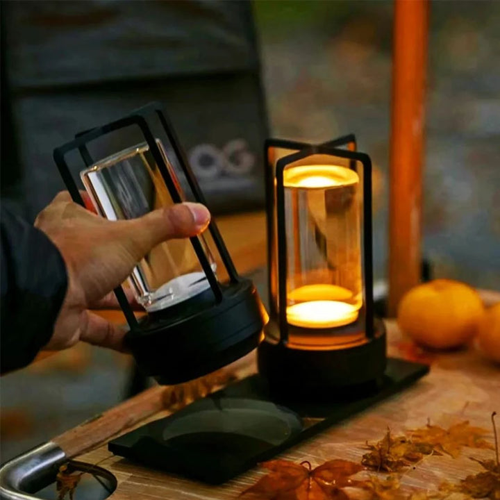 Clary LED Wireless Retro Metal Bar Desk Lamp | Stornfield