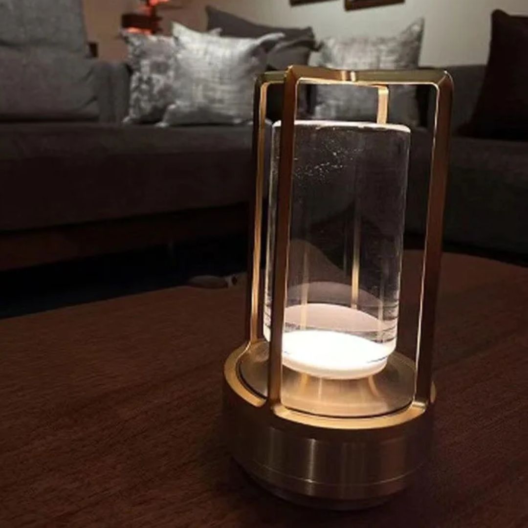 Clary LED Wireless Retro Metal Bar Desk Lamp | Stornfield