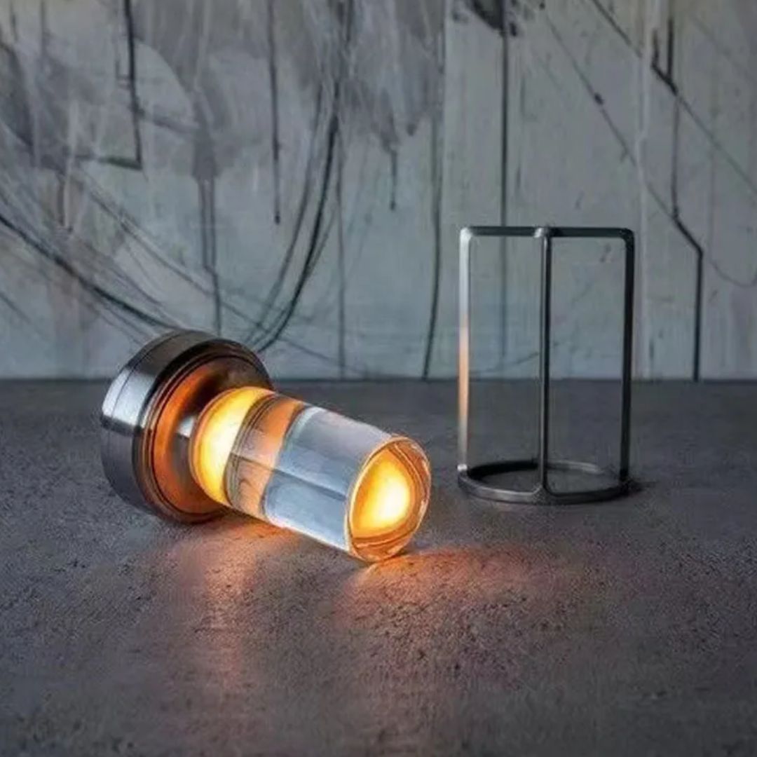 Clary LED Wireless Retro Metal Bar Desk Lamp | Stornfield
