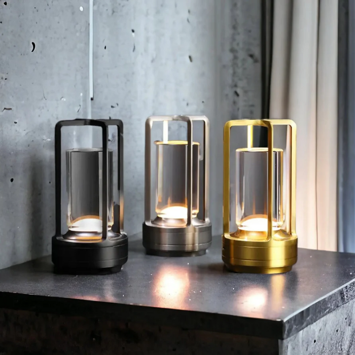Scandinavian Wireless LED Table Lamp - NordicaGlow | Stornfield
