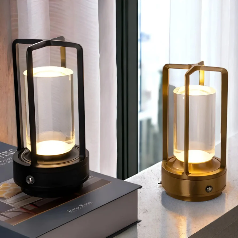 Scandinavian Wireless LED Table Lamp - NordicaGlow | Stornfield