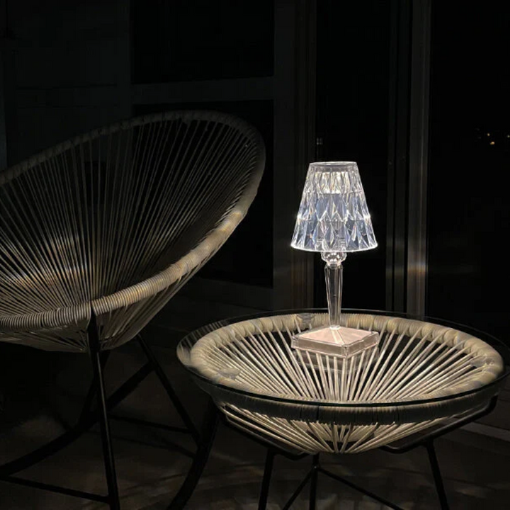 Chic Table Lamp with Crystal Design - CrystalLuxe | Stornfield