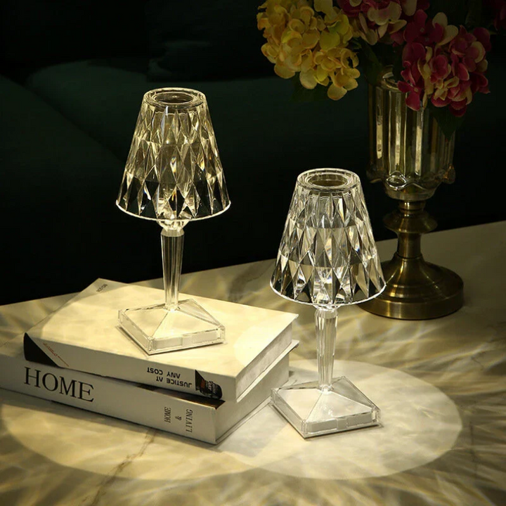 Chic Table Lamp with Crystal Design - CrystalLuxe | Stornfield