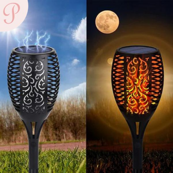 Garden Torches LED Lighting - SolarFlame | Stornfield