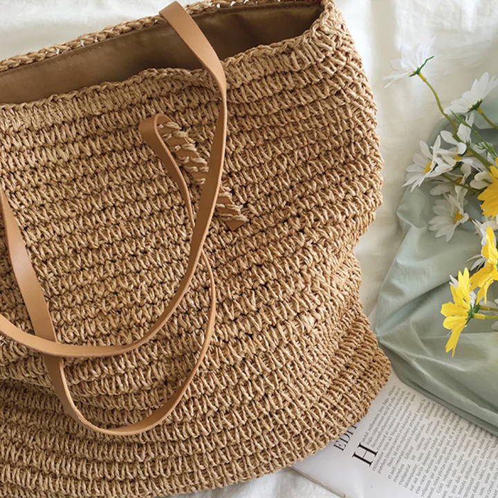Spacious Handbag with Sturdy Shoulder Strap - TerraWoven | Stornfield