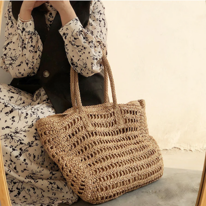 Stylish Woven Handbag for Women - BreezeTote | Stornfield