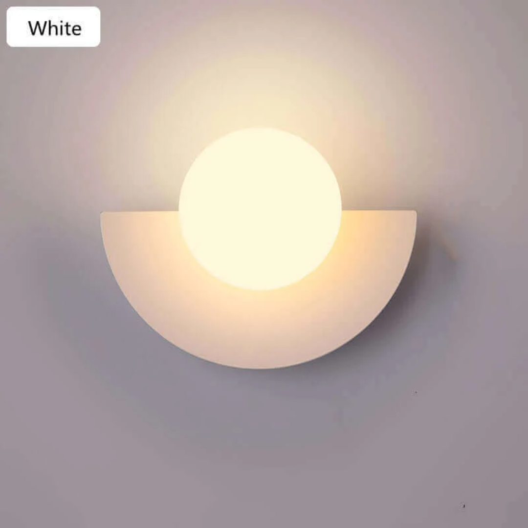 Metal Half Moon Wall Lamp - LunaMetal | Stornfield
