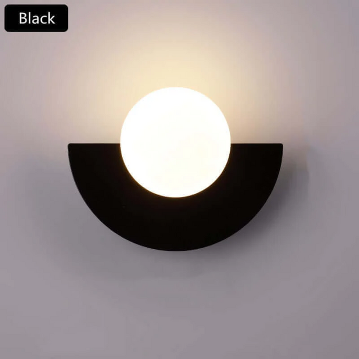 Metal Half Moon Wall Lamp - LunaMetal | Stornfield