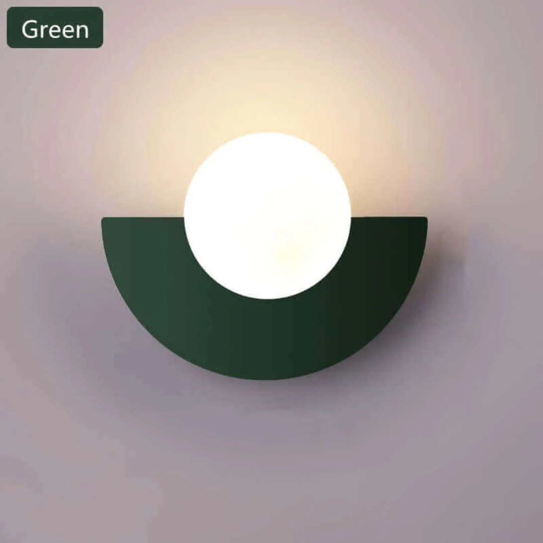 Metal Half Moon Wall Lamp - LunaMetal | Stornfield