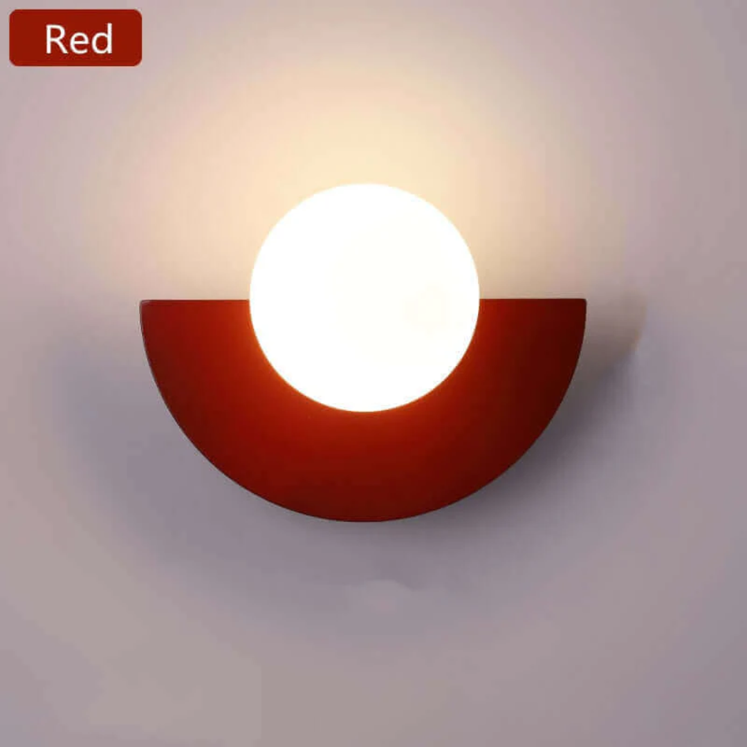 Metal Half Moon Wall Lamp - LunaMetal | Stornfield