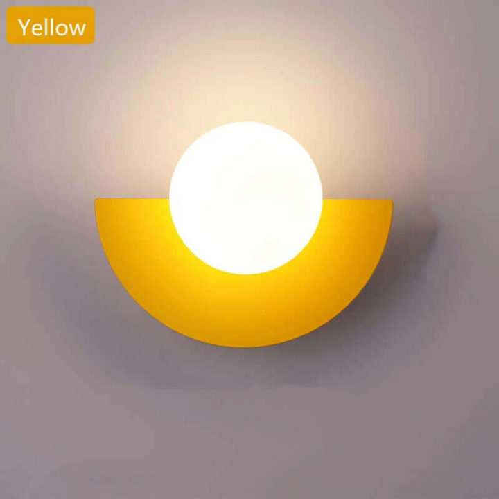 Metal Half Moon Wall Lamp - LunaMetal | Stornfield