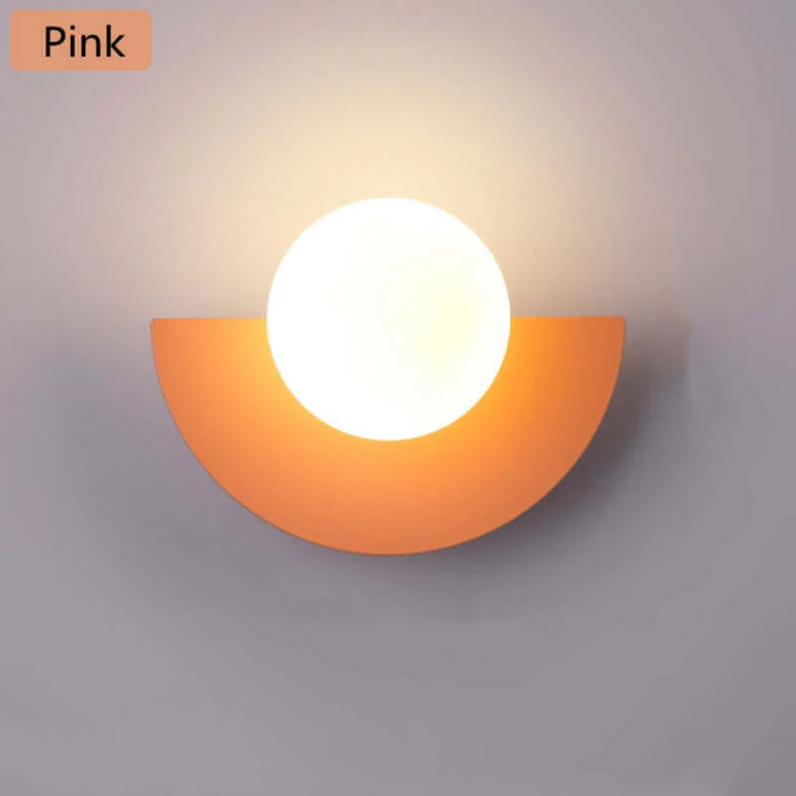 Metal Half Moon Wall Lamp - LunaMetal | Stornfield
